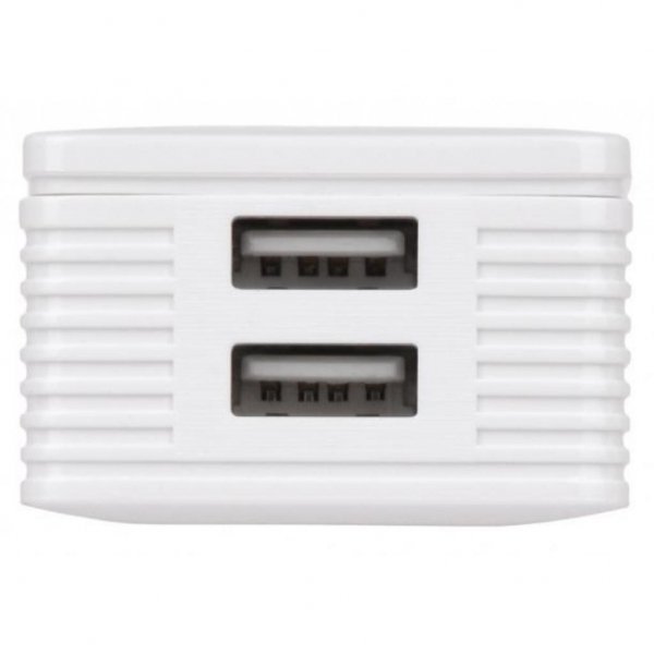 Зарядний пристрій 2E Wall для 2 USB - DC5.0V/4.2 A, white (2E-WC4USB-W)