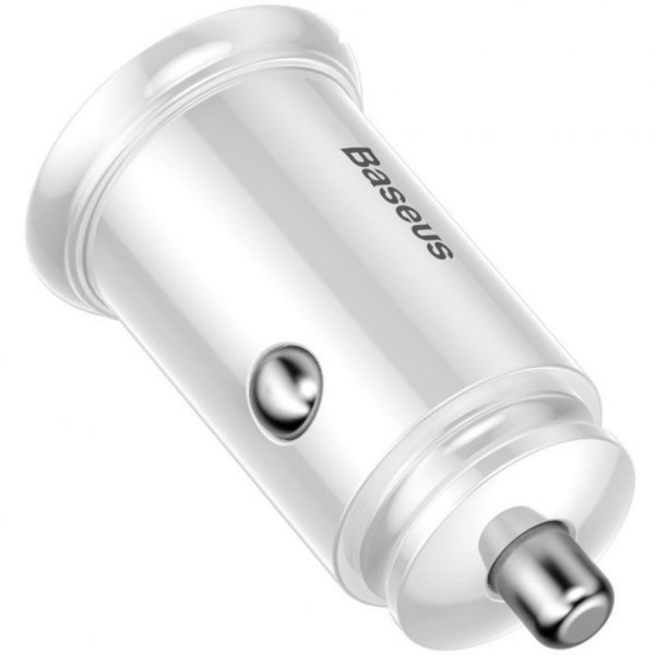 Зарядний пристрій Baseus Circular USB, Type-C PD3.0, QC4.0, white (CCALL-YS02)