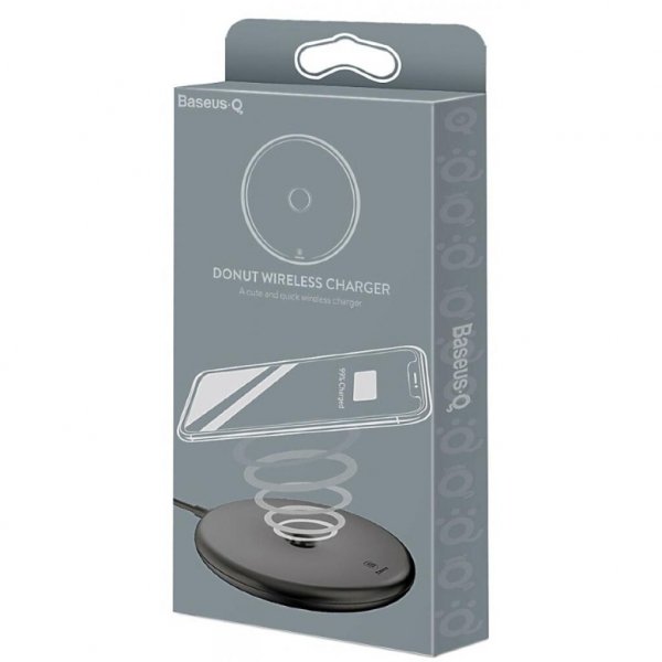 Зарядний пристрій Baseus Donut Wireless Charger Black (WXTTQ-01)
