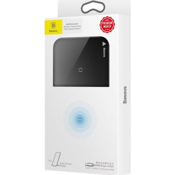 Зарядний пристрій Baseus Donut Wireless Charger White (WXTTQ-02)