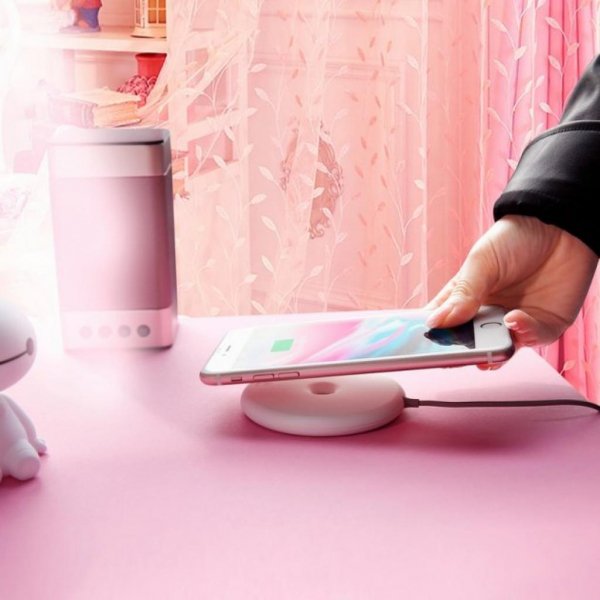 Зарядний пристрій Baseus Donut Wireless Charger White (WXTTQ-02)
