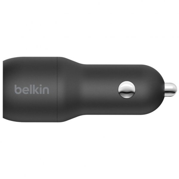 Зарядний пристрій Belkin Car Charger 24W Dual USB-A black (CCB001BTBK) Зарядний пристрій Belkin Car Charger 24W Dual USB-A black (CCB001BTBK)