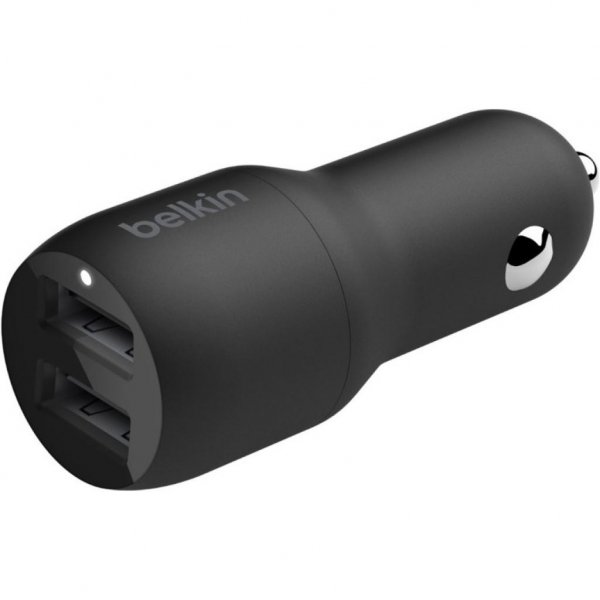 Зарядний пристрій Belkin Car Charger 24W Dual USB-A, USB-A - MicroUSB, 1m, black (CCE002BT1MBK) Зарядний пристрій Belkin Car Charger 24W Dual USB-A, USB-A - MicroUSB, 1m, black (CCE002BT1MBK)