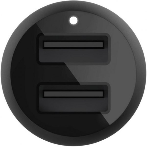 Зарядний пристрій Belkin Car Charger 24W Dual USB-A, USB-A - MicroUSB, 1m, black (CCE002BT1MBK) Зарядний пристрій Belkin Car Charger 24W Dual USB-A, USB-A - MicroUSB, 1m, black (CCE002BT1MBK)