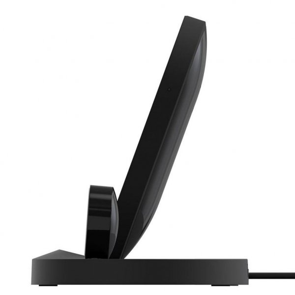 Зарядний пристрій Belkin Qi Wireless iWatch( 1A) + iPhone (7.5W) + USB A 5W/1A , Bk (F8J235VFBLK)