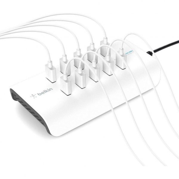 Зарядний пристрій Belkin RockStar 10 PORT USB-A CHARGER 2.4 Amp, 120W (B2B139vf) Зарядний пристрій Belkin RockStar 10 PORT USB-A CHARGER 2.4 Amp, 120W (B2B139vf)