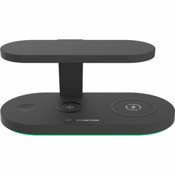 Зарядний пристрій CANYON 5in1 Wireless charger with UV sterilizer (CNS-WCS501B)