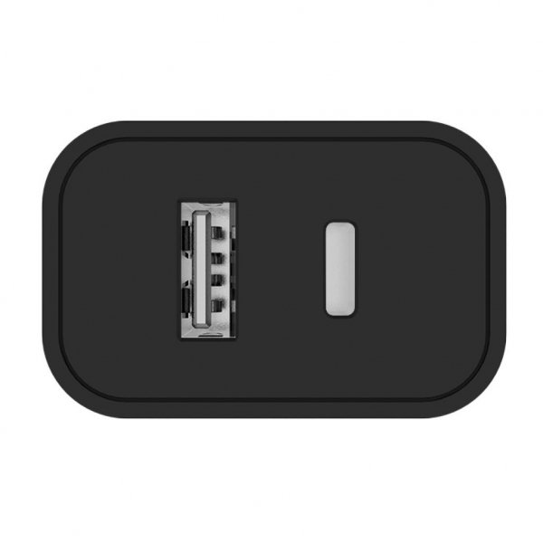 Зарядний пристрій Colorway Type-C PD / USB QC3.0 (20W) V2 black (CW-CHS025QPD-BK)