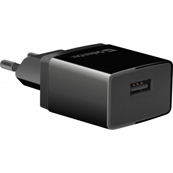 Зарядний пристрій Defender EPA-10 black, 1xUSB, 5V / 2.1A (83572) Зарядний пристрій Defender EPA-10 black, 1xUSB, 5V / 2.1A (83572)