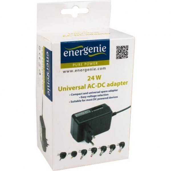 Зарядний пристрій EnerGenie універсальний 24Вт (EG-MC-009)