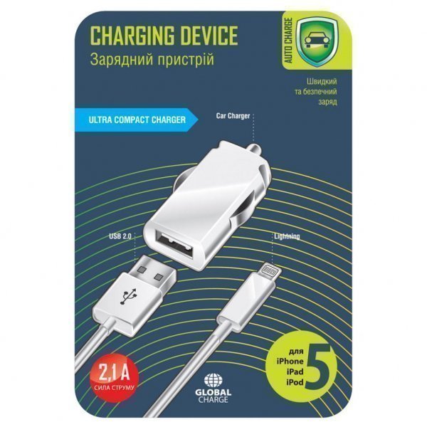Зарядний пристрій GLOBAL MSH-SC-031 (1283126445811)