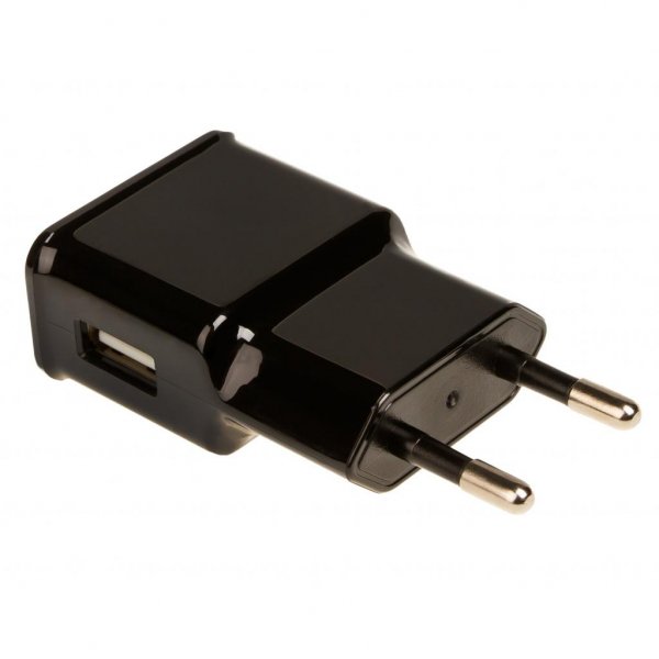 Зарядний пристрій Grand-X 1*USB, 2,1A, Black, кабель USB Lightning, Cu, 2.1А, 1m (CH03LTB)