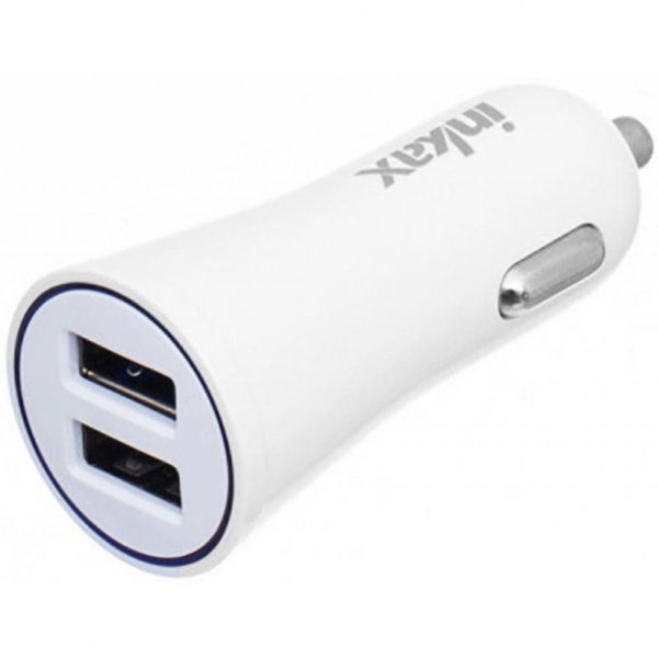 Зарядний пристрій INKAX CD-29 Car charger + Micro кабель 2USB 2.4A White (F_72211) Зарядний пристрій INKAX CD-29 Car charger + Micro кабель 2USB 2.4A White (F_72211)