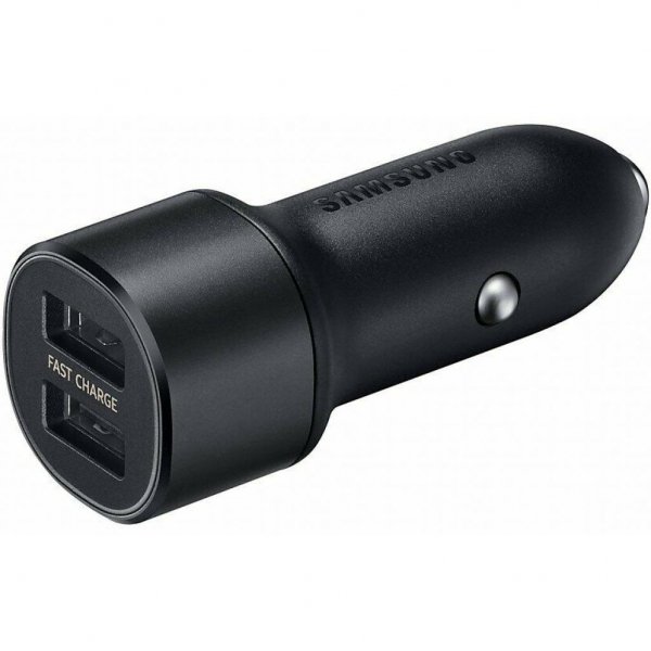 Зарядний пристрій Samsung Dual Fast Car Charge (Black) (EP-L1100WBEGRU) Зарядний пристрій Samsung Dual Fast Car Charge (Black) (EP-L1100WBEGRU)