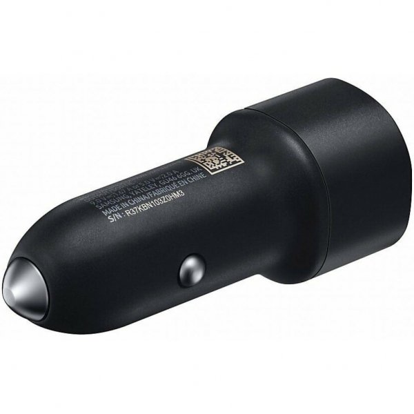 Зарядний пристрій Samsung Dual Fast Car Charge (Black) (EP-L1100WBEGRU) Зарядний пристрій Samsung Dual Fast Car Charge (Black) (EP-L1100WBEGRU)