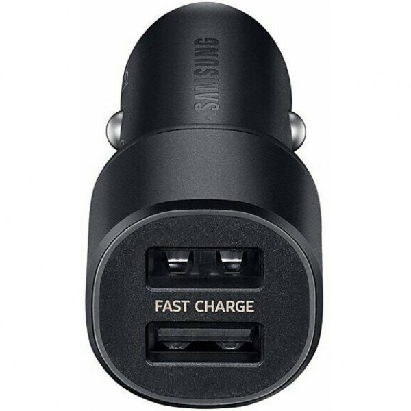 Зарядний пристрій Samsung Dual Fast Car Charge (Black) (EP-L1100WBEGRU) Зарядний пристрій Samsung Dual Fast Car Charge (Black) (EP-L1100WBEGRU)