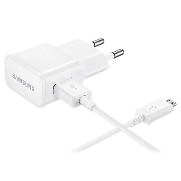 Зарядний пристрій Samsung Fast Charging (1*USB, 2A) + кабель micro-USB (EP-TA20EWEUGRU) Зарядний пристрій Samsung Fast Charging (1*USB, 2A) + кабель micro-USB (EP-TA20EWEUGRU)