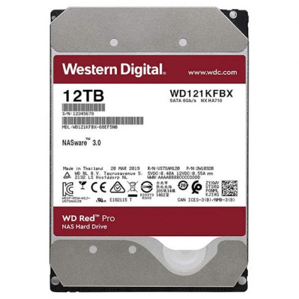 Жорсткий диск 3.5 12TB Western Digital (WD121KFBX)