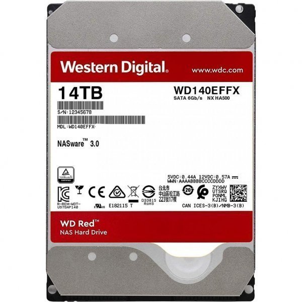 Жорсткий диск 3.5 14TB Western Digital (WD140PURZ)