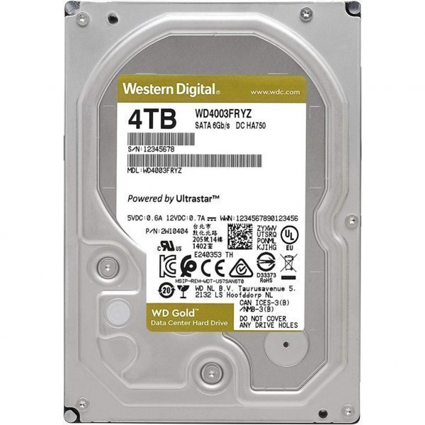 Жорсткий диск 3.5 4TB Western Digital (WD4003FRYZ)