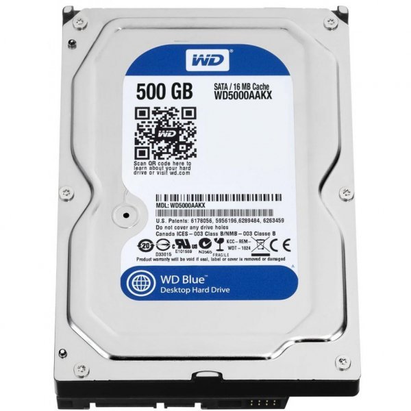Жорсткий диск 3.5 500Gb Western Digital (#WD5000AAKX-FR#)