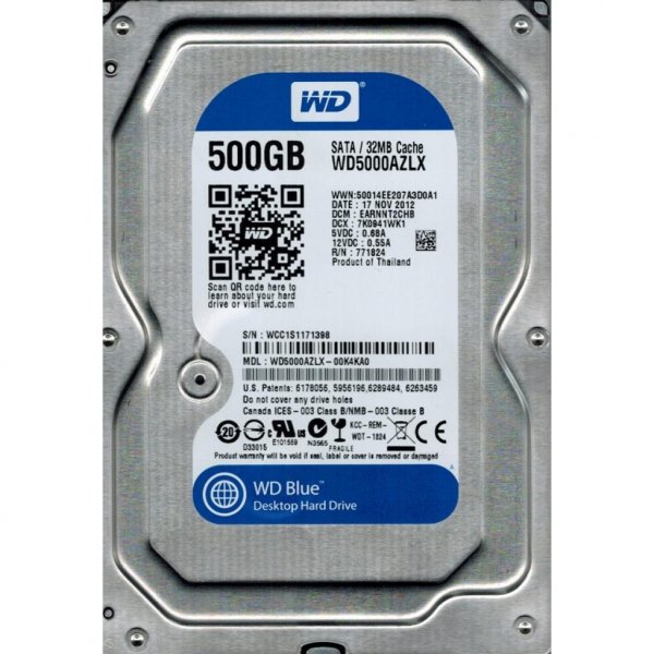 Жорсткий диск 3.5 500Gb Western Digital (WD5000AZLX)