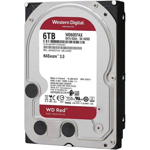 Жорсткий диск 3.5 6TB Western Digital (WD60EFAX)