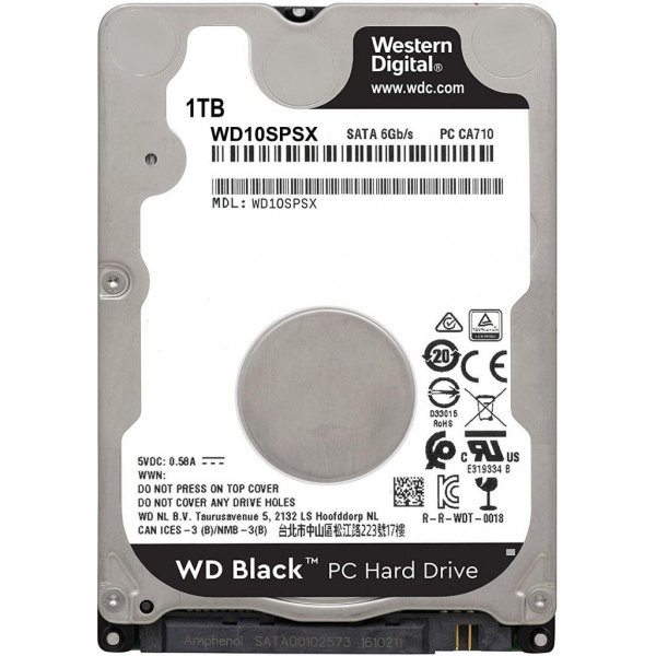 Жорсткий диск до ноутбука 2.5 1TB WD (WD10SPSX)