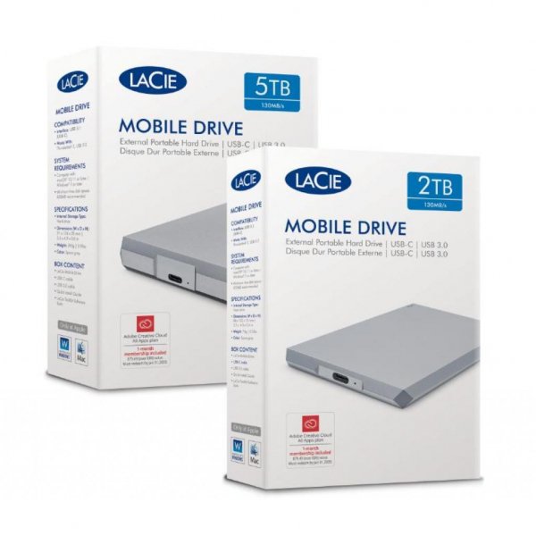 Зовнішній жорсткий диск 2.5 1TB LaCie (STFR1000800) Зовнішній жорсткий диск 2.5 1TB LaCie (STFR1000800)