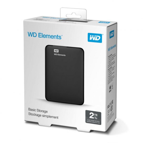 Зовнішній жорсткий диск WD 2.5 2TB (WDBU6Y0020BBK-WESN)