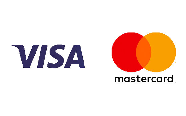 Оплата картками Visa, Mastercard